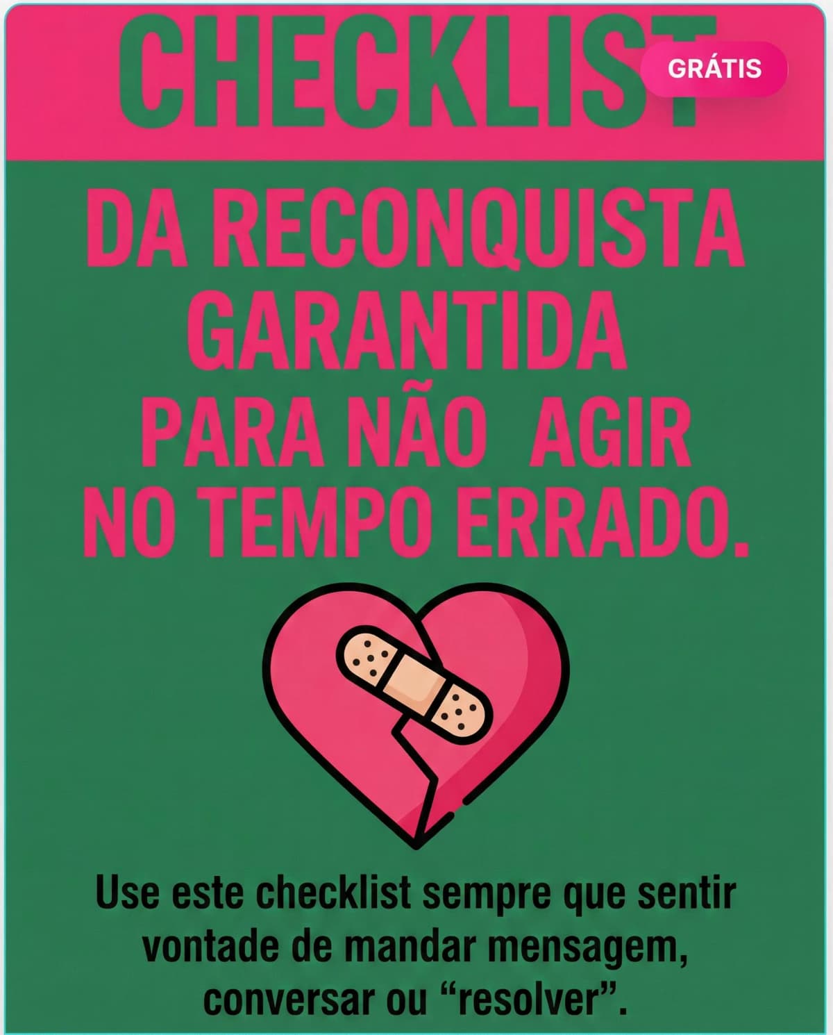 Checklist da Reconquista Garantida